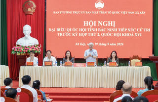 Phó Chủ tịch Thường trực Quốc hội Đỗ Văn Chiến tiếp xúc cử tri xã Kép