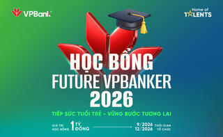 Học bổng Future VPBanker 2026 trở lại, tiếp sức sinh viên trẻ kiến tạo tương lai Học bổng Future VPBanker 2026 trở lại, tiếp sức sinh viên trẻ kiến tạo tương lai