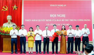 Phó Trưởng ban Tổ chức Trung ương được phân công làm Phó Bí thư Tỉnh ủy Nghệ An