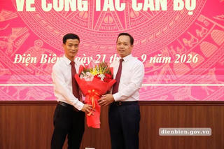 Ông Nguyễn Văn Thắng nhận nhiệm vụ Phó Bí thư Tỉnh ủy Điện Biên