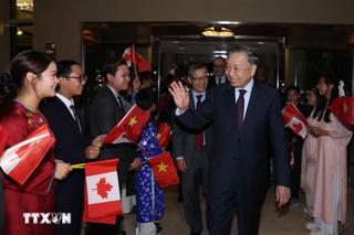Tổng Bí thư, Chủ tịch nước Tô Lâm bắt đầu chuyến thăm cấp Nhà nước tới Canada