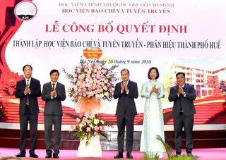 Học viện Báo chí và Tuyên truyền chính thức công bố thành lập Phân hiệu tại thành phố Huế