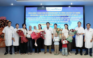 Ghép thành công tế bào gốc đồng loại điều trị ca bệnh suy tủy xương vô căn tại BVTW Huế