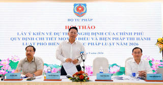 Bộ Tư pháp phân công nhiệm vụ triển khai thi hành Luật Phổ biến, giáo dục pháp luật và Luật Hòa giải ở cơ sở