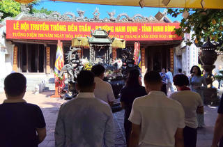 Nhiều nét mới tại Lễ hội Đền Trần – Phường Nam Định, tỉnh Ninh Bình