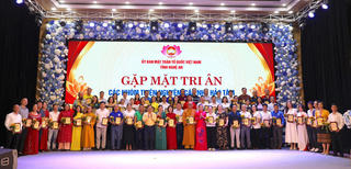 MTTQ Việt Nam tỉnh Nghệ An gặp mặt, tri ân 180 nhóm thiện nguyện 