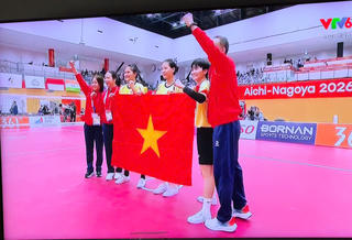 Cầu mây nữ Việt Nam xuất sắc giành Huy chương Vàng đôi nữ ASIAD 20