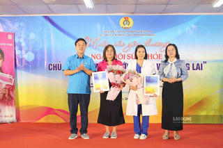 Gần 280 nữ công nhân Khu công nghiệp Phúc Điền được khám, tầm soát miễn phí