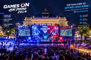 Vòng chung kết thể thao điện tử quốc gia Games ON Hải Phòng 2026 sẽ được tổ chức tại Phố đi bộ - ẩm thực đêm Thành phố