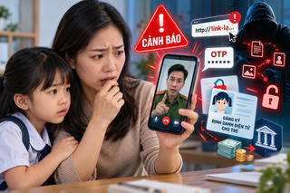 Cảnh báo giả danh Công an, yêu cầu định danh điện tử cho trẻ để chiếm đoạt tiền
