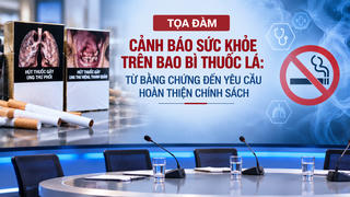 Ngày mai diễn ra tọa đàm 'Cảnh báo sức khỏe trên bao bì thuốc lá: Từ bằng chứng đến yêu cầu hoàn thiện chính sách'