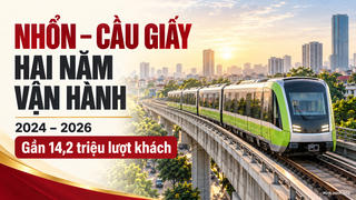 Nhổn – Cầu Giấy: Hai năm vận hành, gần 14,2 triệu lượt khách