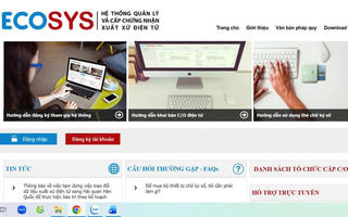 Đẩy mạnh số hóa cấp C/O trên hệ thống eCoSys