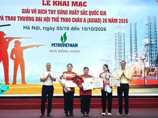 Liên đoàn Bắn Súng vinh danh cho các cá nhân, tập thể đạt thành tích tại ASIAD 20