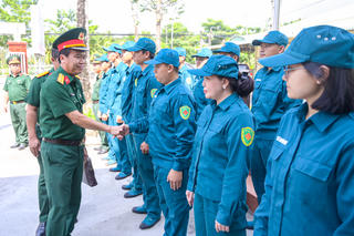 Bộ CHQS tỉnh An Giang kiểm tra công tác quân sự, quốc phòng tại các xã 
