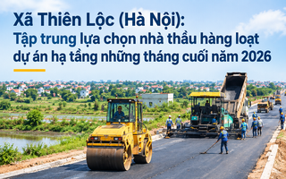 Xã Thiên Lộc (Hà Nội): Tập trung lựa chọn nhà thầu hàng loạt dự án hạ tầng những tháng cuối năm 2026