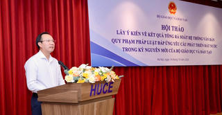 Hoàn thiện thể chế, tạo động lực cho sự phát triển giáo dục và đào tạo trong giai đoạn mới