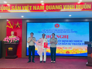 Bổ nhiệm Phó Trưởng THADS thành phố Hải Phòng