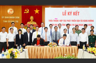 Ký kết hợp tác phát triển vận tải hàng không giai đoạn 2026-2030 tại tỉnh Quảng Trị