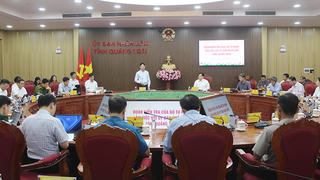 Thứ trưởng Nguyễn Thanh Tịnh làm việc với UBND tỉnh Quảng Ngãi về công tác thi hành pháp luật