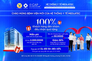 Chào mừng thành viên mới của Hệ thống Y tế MEDLATEC: Hàng ngàn ưu đãi chăm sóc sức khỏe dành cho khách hàng