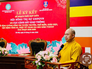 Gần 1,2 triệu tăng ni, phật tử được tuyên truyền pháp luật về giao thông