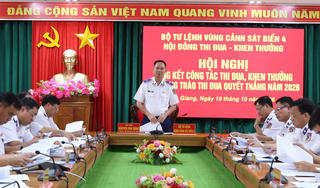 Nhiều thành tích trong thi đua Quyết thắng tại BTL Vùng Cảnh sát biển 4 