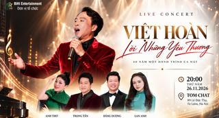 Nghệ sĩ Việt Hoàn kỷ niệm 40 năm ca hát với Live Concert "Lời những thương yêu"