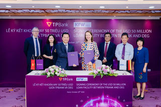 TPBank nhận 50 triệu USD vốn dài hạn từ DEG: Tối ưu nguồn vốn quốc tế, thúc đẩy tài chính xanh