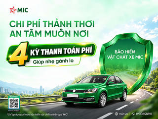 Giải pháp tài chính "nhẹ gánh" cho chủ xe: MIC ra mắt tính năng chia kỳ đóng phí bảo hiểm Vật chất ô tô
