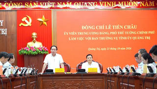 Phó Thủ tướng định hướng đưa Quảng Trị thành trung tâm năng lượng khu vực