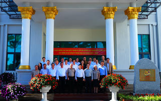 Thứ trưởng Bộ Tư pháp Mai Lương Khôi dự và chỉ đạo Hội nghị tập huấn, quán triệt pháp luật đầu tư công