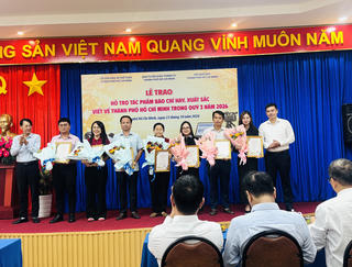 TP HCM khen thưởng 70 tác phẩm báo chí xuất sắc trong quý III/2026