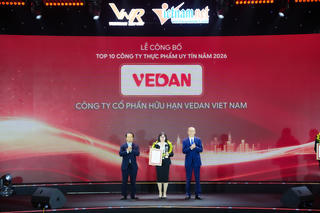Vedan Việt Nam lần thứ 9 được vinh danh Top 10 Công ty uy tín ngành Thực phẩm - Đồ uống