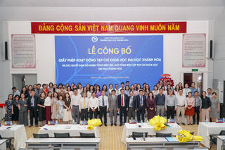 Tạp chí Khoa học Đại học Khánh Hòa có thêm loại hình điện tử và ấn phẩm tiếng Anh
