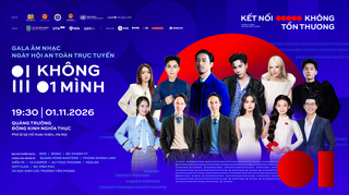 Rapper Đen, MONO, Quang Hùng MasterD sẽ tham gia Ngày hội An toàn trực tuyến “Không Một Mình” 2026
