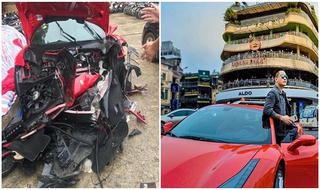 Tuấn Hưng mời hai chuyên gia từ Đức về kiểm tra siêu xe Ferrari mới gặp nạn 