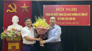 Ninh Bình công bố quyết định bổ nhiệm Phó trưởng ban tổ chức tỉnh ủy