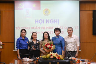 Hội nghị Tổ Công đoàn Vụ Pháp luật quốc tế nhiệm kỳ 2023-2025 