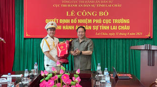 Bổ nhiệm Phó Cục trưởng Cục THADS tỉnh Lai Châu