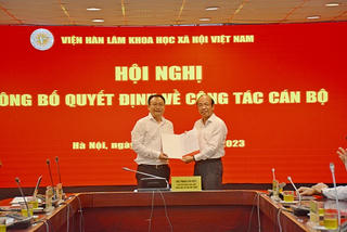Viện Hàn lâm Khoa học xã hội Việt Nam: Trao Quyết định bổ nhiệm Phó Trưởng ban Ban Tổ chức - Cán bộ