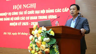 Triển khai tổ chức đại hội Đảng các cấp cần phù hợp với bối cảnh tinh gọn bộ máy 