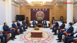 Bộ trưởng Bộ Tư pháp Lê Thành Long thăm và làm việc tại Bắc Giang