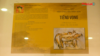 Họa sĩ Nguyễn Minh Sơn - Từ xúc cảm đến “tiếng vọng” thiên nhiên.