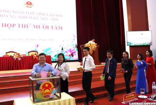 Lai Châu bầu bổ sung Ủy viên UBND tỉnh
