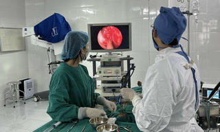  Ổ giòi hơn 100 con sống trong hốc mũi bệnh nhân