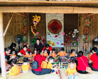 Trải nghiệm giáo dục di sản "Ký ức mùa trăng" tại Văn Miếu