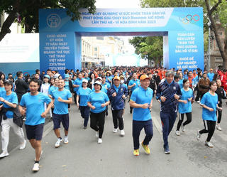 2.000 người sẽ tham gia vòng chung kết giải chạy Giải chạy Báo Hànộimới - Vì hòa bình 2023.