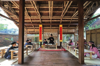 Tái hiện không gian thi cử xưa tại 'Hội chữ Xuân 2024'