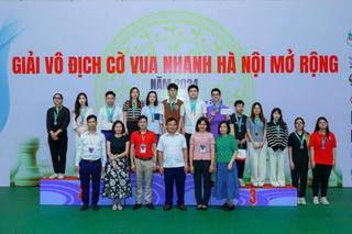 Phạm Công Minh vô địch ở giải cờ vua nhanh Hà Nội 2024